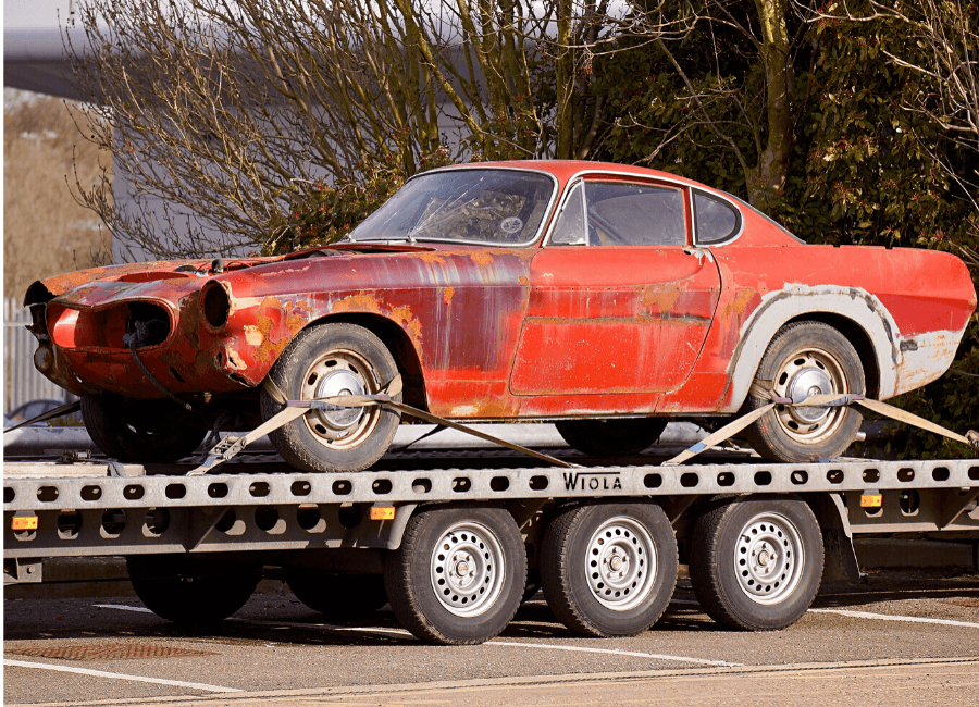 Flatbed Towing car